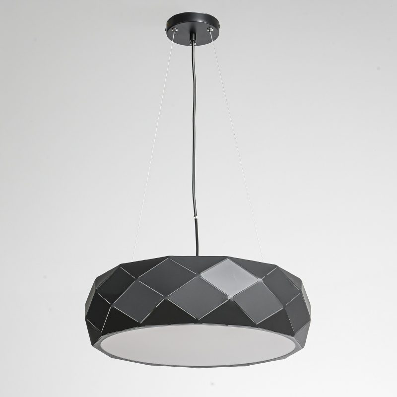 Lampă suspendată neagră 3xE27, iluminat dining, Reus Light Prestige
