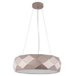 Lampă suspendată roz auriu 3xE27, iluminat decorativ, Reus Light Prestige