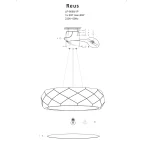 lampa-wiszaca-reus-3xe27-zlota-lp-80691p-gd-light-prestige-5 Lampă suspendată roz auriu 3xE27, iluminat decorativ, Reus Light Prestige