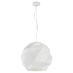 Lampă suspendată albă 3xE27, stil versatil, Reus Light Prestige