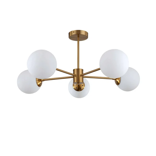 Lampă suspendată aurie 5xE14