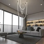 Lampă suspendată 3m albă Tuya Smart LED CCT, design flexibil, Rope Light Light Prestige