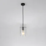 Lampă suspendată neagră 1xE27, iluminat interior, Savona Light Prestige