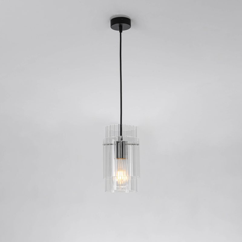 Lampă suspendată neagră 1xE27, iluminat interior, Savona Light Prestige
