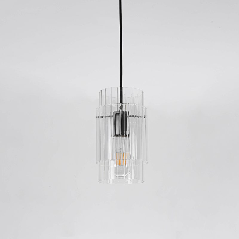 Lampă suspendată neagră 1xE27, iluminat interior, Savona Light Prestige