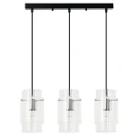 Lampă suspendată neagră 3xE27, Savona Light Prestige