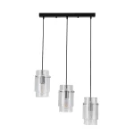 Lampă suspendată neagră 3xE27, iluminat interior, Savona Light Prestige
