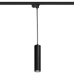 Lampă suspendată pentru șină 1F neagră 1xGU10, iluminat punctual, Snow Light Prestige
