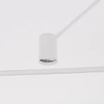 Lampă suspendată albă 6xGU10, iluminat interior, Snow Light Prestige