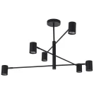 Lampă suspendată Snow 6 neagră 6xGU10 Light Prestige
