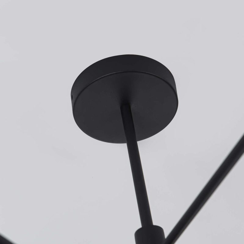 Lampă suspendată Snow 6 neagră 6xGU10 Light Prestige - imagine 10