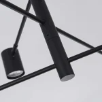 Lampă suspendată Snow 6 neagră 6xGU10 Light Prestige
