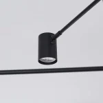 Lampă suspendată Snow 6 neagră 6xGU10 Light Prestige