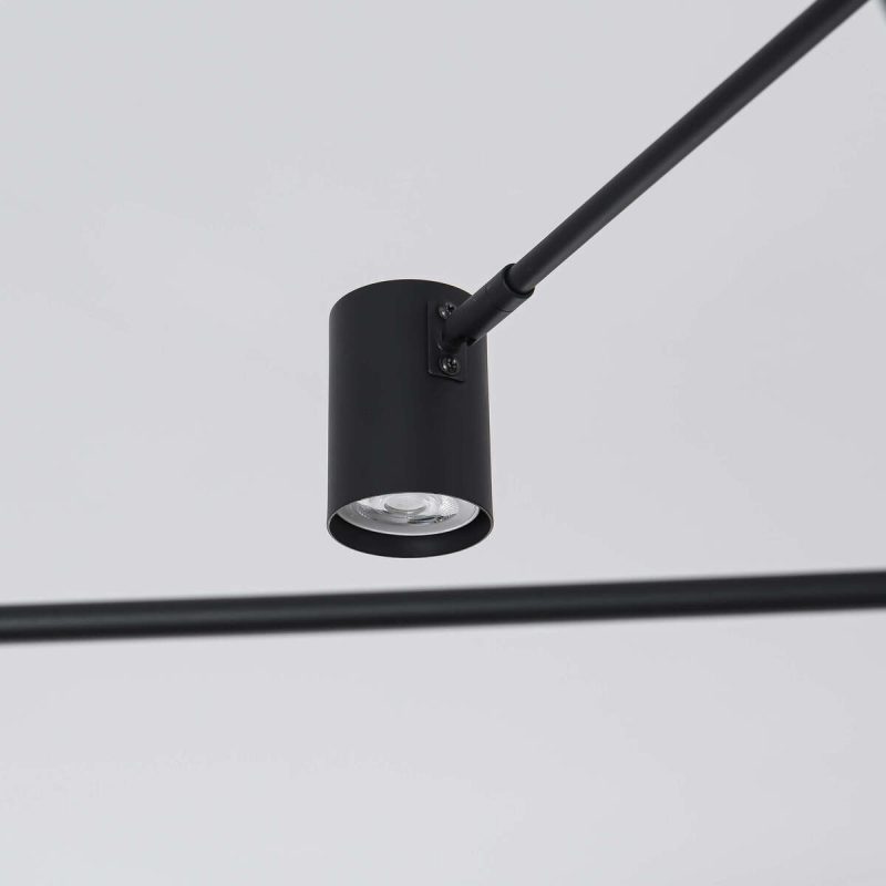 Lampă suspendată Snow 6 neagră 6xGU10 Light Prestige - imagine 8