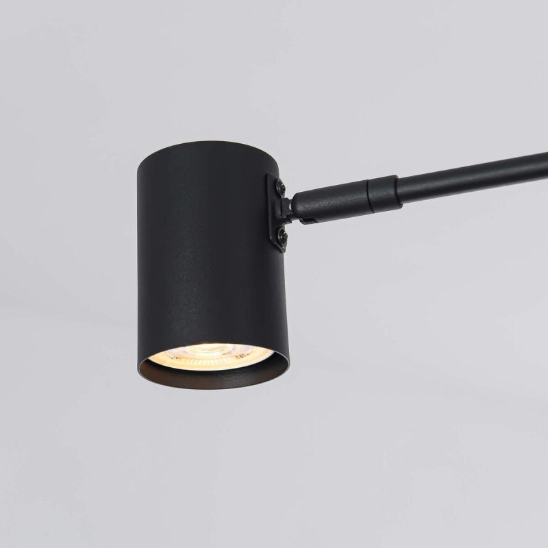 Lampă suspendată Snow 6 neagră 6xGU10 Light Prestige - imagine 9