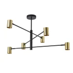 Lampă suspendată aurie 6xGU10