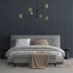 Lampă suspendată aurie 6xGU10, iluminat interior, Snow Light Prestige