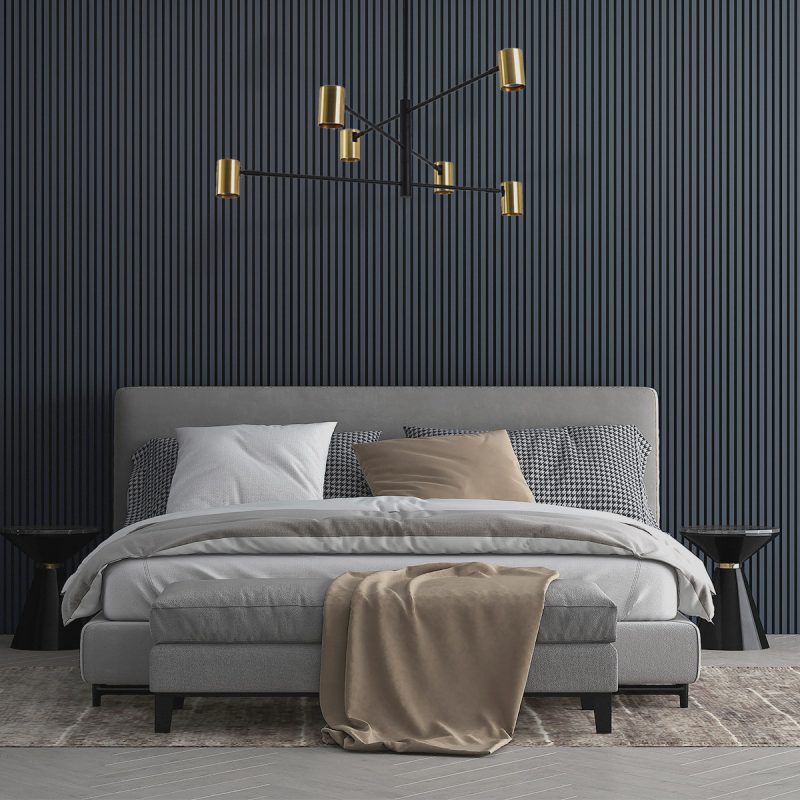 Lampă suspendată aurie 6xGU10, iluminat interior, Snow Light Prestige - imagine 5