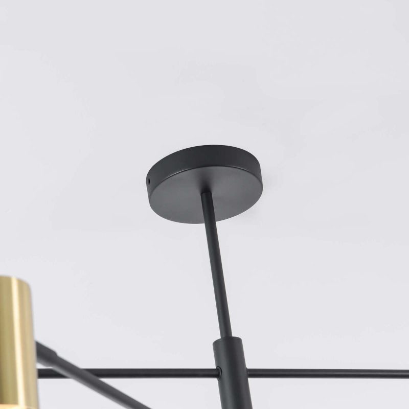 Lampă suspendată aurie 6xGU10, iluminat interior, Snow Light Prestige - imagine 9