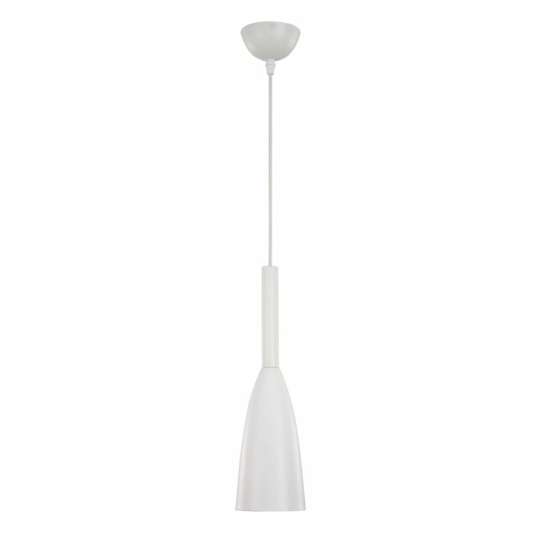 Lampă suspendată albă 1xE27