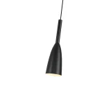 Lampă suspendată neagră 1xE27, stil urban, Solin Light Prestige