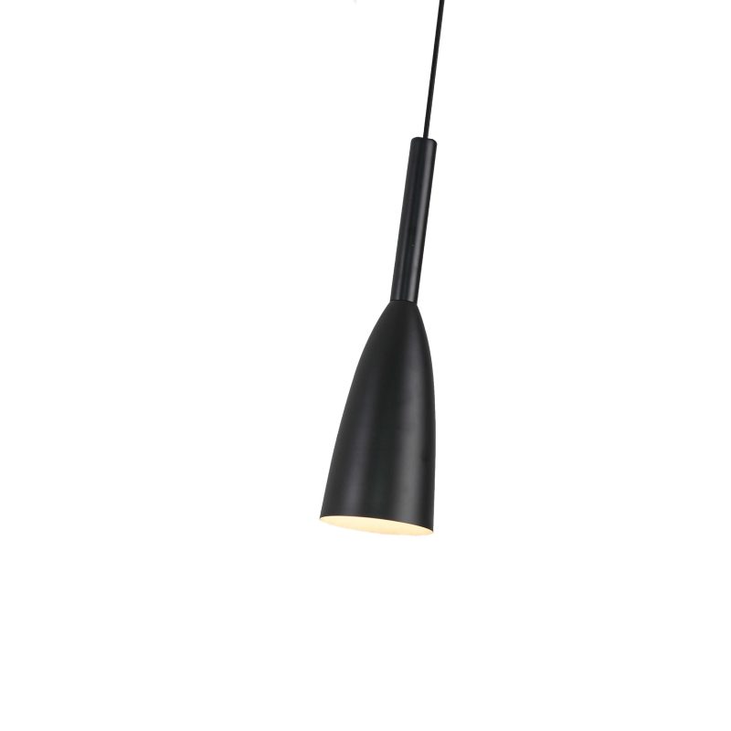 Lampă suspendată neagră 1xE27, stil urban, Solin Light Prestige - imagine 4