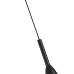 Lampă suspendată neagră 1xE27, stil urban, Solin Light Prestige
