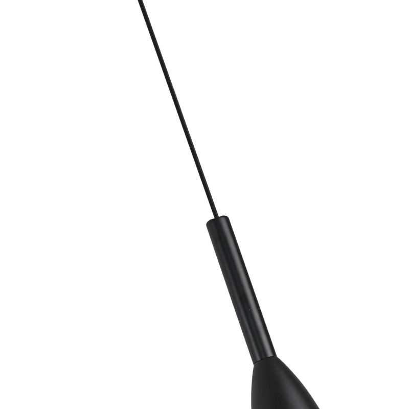 Lampă suspendată neagră 1xE27, stil urban, Solin Light Prestige - imagine 5