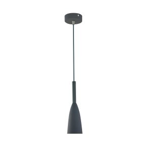 Lampă suspendată Solin 1 gri 1xE27 Light Prestige