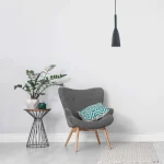 Lampă suspendată Solin 1 gri 1xE27 Light Prestige