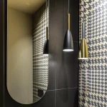 Lampă suspendată Solin 1 aurie 1xE27 Light Prestige