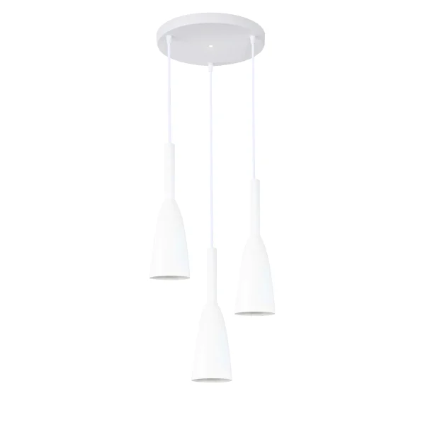 Lampă suspendată Solin 3 albă 3xE27 Light Prestige