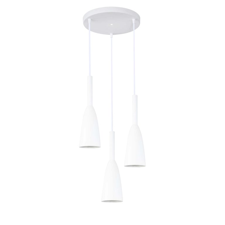 Lampă suspendată Solin 3 albă 3xE27 Light Prestige
