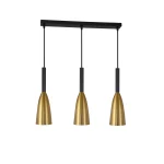 Lampă suspendată Solin 3 aurie 3xE27 Light Prestige