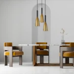 Lampă suspendată Solin 3 aurie 3xE27 Light Prestige