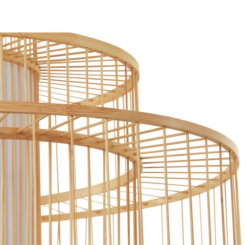 Lampă suspendată ratan 1xE27, design boho, Stela Light Prestige - imagine 4