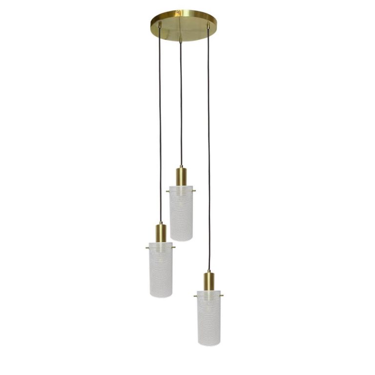 Lampă suspendată albă 3xE27