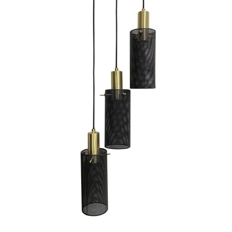 Lampă suspendată neagră 3xE27, iluminat interior, Tirana Light Prestige - imagine 5