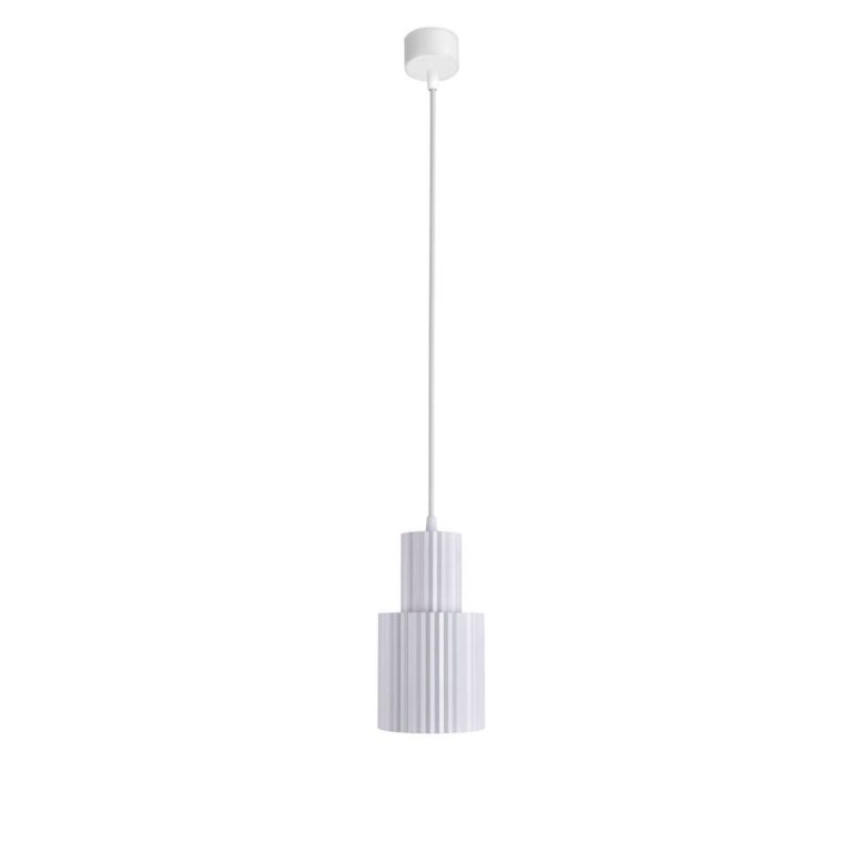 Lampă suspendată albă 1xE27