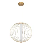 Lampă suspendată aurie LED CCT design modern, Treviso Light Prestige LP-798/1P L GD