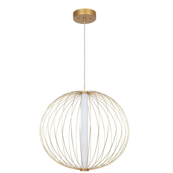 Lampă suspendată aurie LED CCT