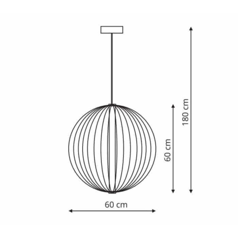 Lampă suspendată aurie LED CCT, design modern, Treviso Light Prestige - imagine 5