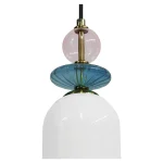 Lampă suspendată albă 1xE27, design simplu, Tropea Light Prestige