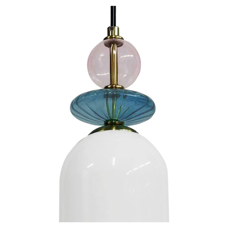 Lampă suspendată albă 1xE27, design simplu, Tropea Light Prestige - imagine 5
