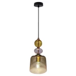 Lampă suspendată chihlimbar 1xE27, iluminat decorativ, Tropea Light Prestige