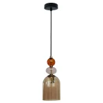 Lampă suspendată chihlimbar 1xE27, design vintage, Tropea Light Prestige