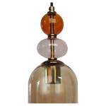 Lampă suspendată chihlimbar 1xE27, design vintage, Tropea Light Prestige