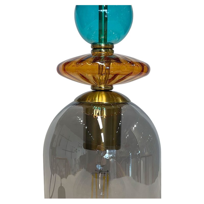Lampă suspendată fumurie 1xE27, stil modern, Tropea Light Prestige