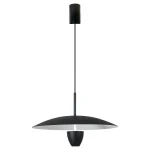 Lampă suspendată neagră LED CCT, dimensiune medie, Ufo M Light Prestige