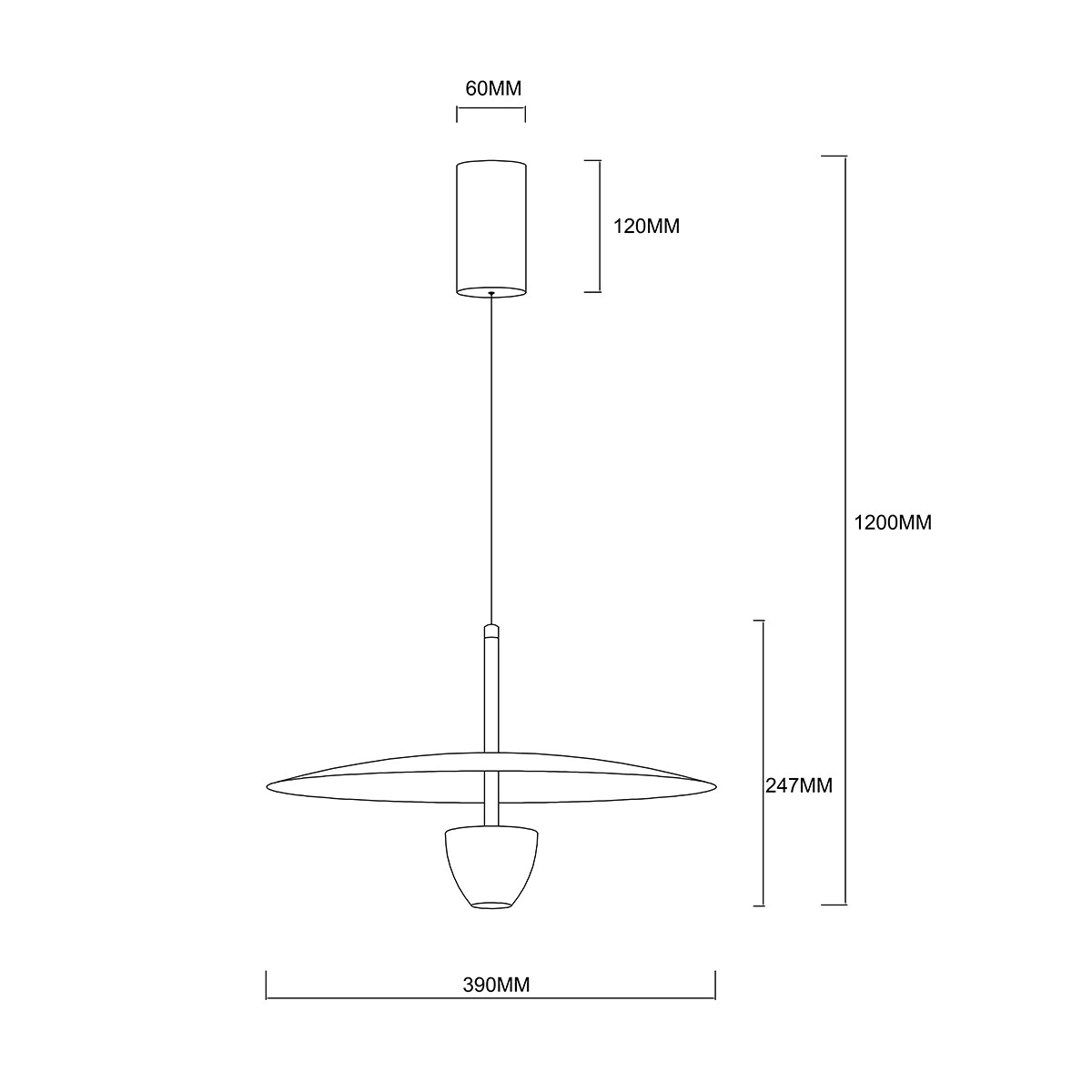 lampa-wiszaca-ufo-m-czarna-led-cct-9 Lampă suspendată neagră LED CCT, dimensiune medie, Ufo M Light Prestige